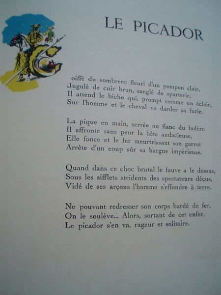 1958 La Fiesta du Sang  Andre Montagard, H Couve FRENCH  