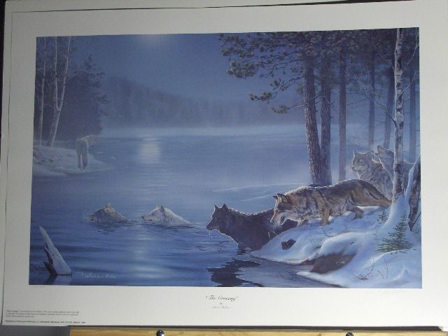 Erol Molnar S/N WOLF PRINT WOLF CROSSING  