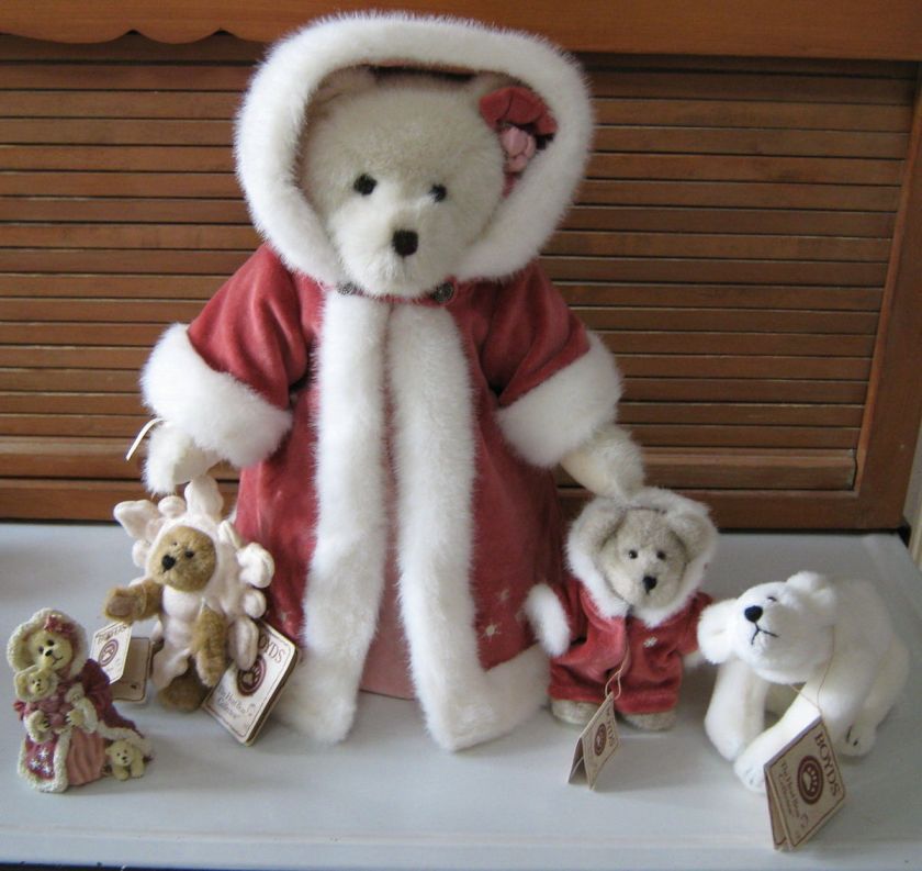 Boyds 2003  Winter Set     GENEVIEVE FROSTBEARY  