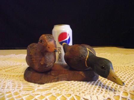 VINTAGE DUCK DECOYS SIGNED H. HEAP DECOY SHOP MAINE VGC  