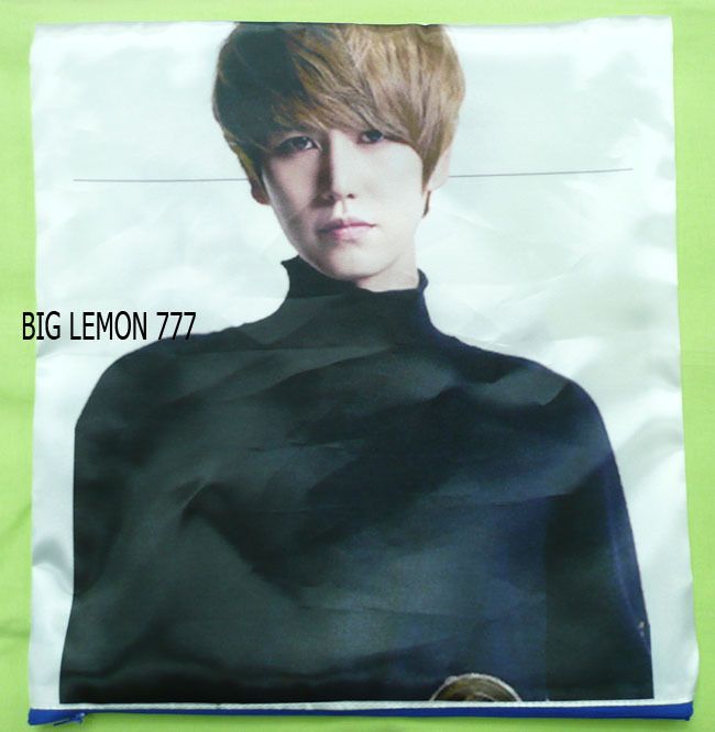 Kyuhyun In SUPER JUNIOR Cushion Pillow Cover /Pillowcase Satin Q7 