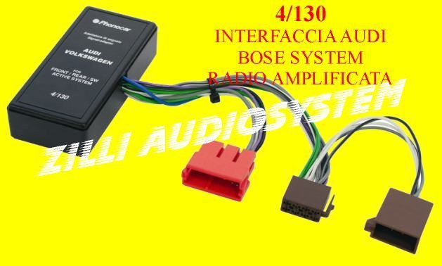 INTERFACCIA SISTEMA HI FI AUDI BOSE By PHONOCAR NEW  