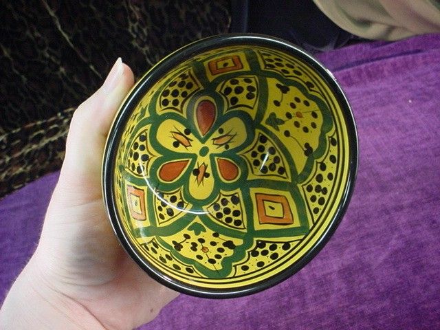 POTTERY BARN Small Bowl Yellow KASARA Finger Serving  