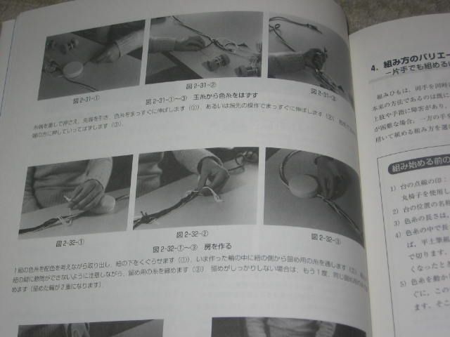 Japanese Textile Kumihimo Book 01   Braid Pattern Work  