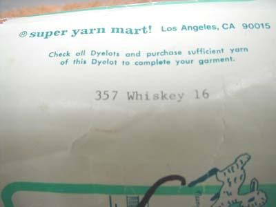 SUPER YARN MART SPARKLE YARN 357 WHISKEY  