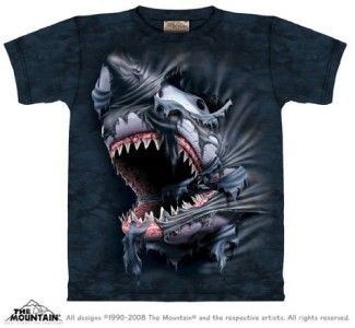 Breakthrough Shark Adult T Shirt by The Mountain  