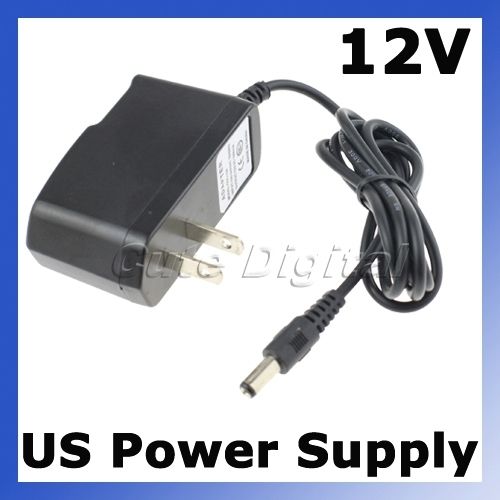 AC 100 240V Converter Adapter DC 12V 500mA Power Supply  