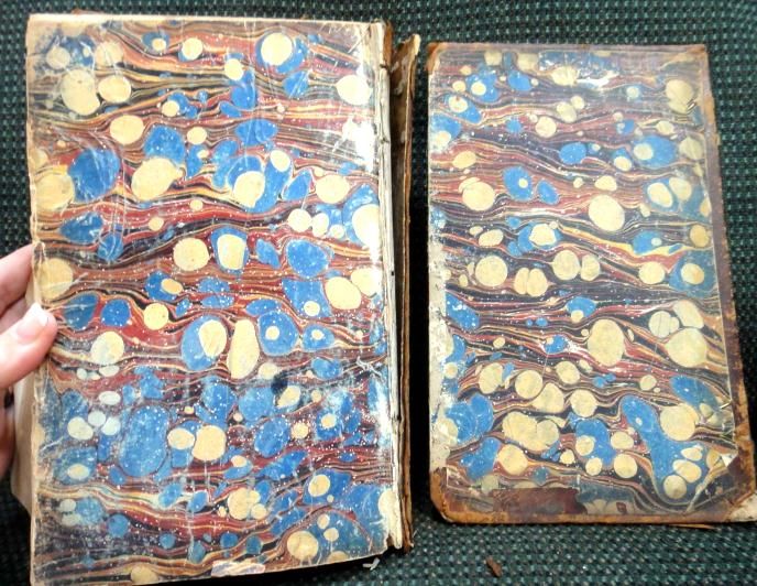 1857 antique GERMAN BOOK PRAYER/SONG rohler PHILA PA  