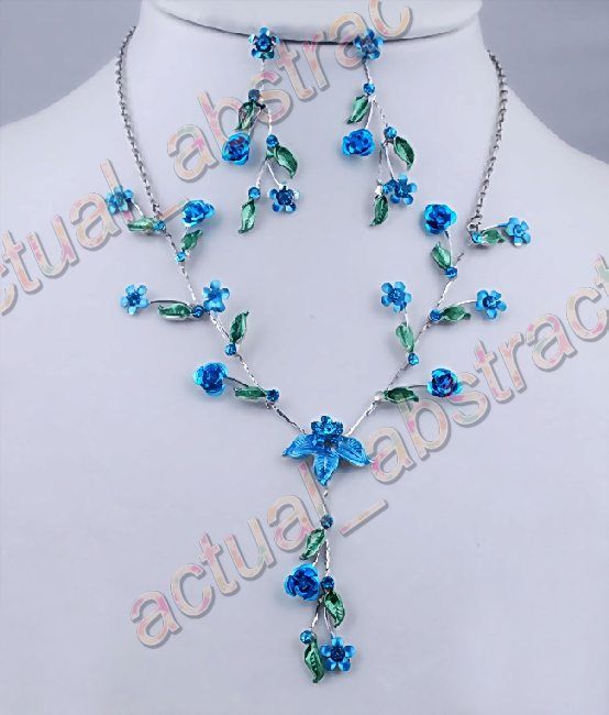 Acrylic&alloy costume necklace earring 12sets wholesale  