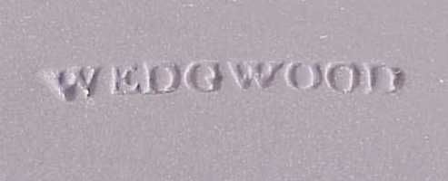 Wedgwood Jasperware White on Pale Blue Round Box w/Lid  