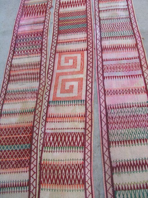 UZBEK WOOLLEN HAND WOVEN TENT BAND NOMADIC YURTS # 3018  