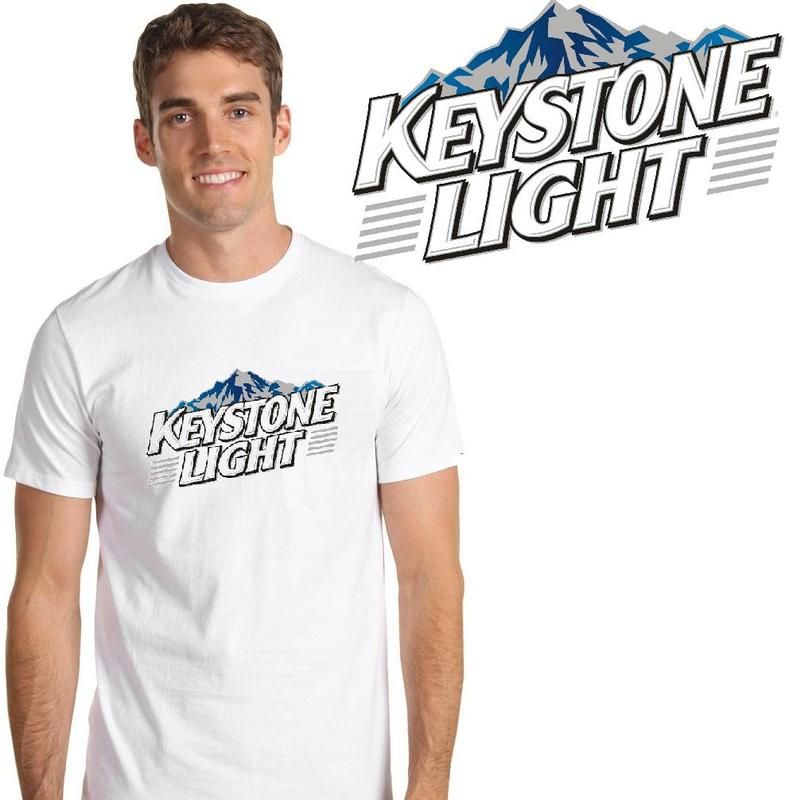 Keystone Light Beer T Shirt Sizes Small Medium Large XL 2XL 3XL 4XL 