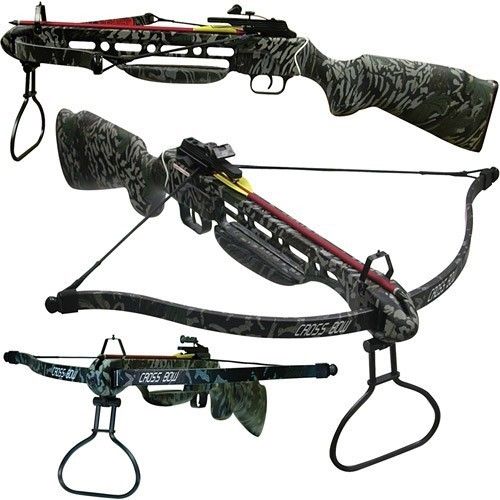 New Eagle 4 Camo Archery Hunting Rifle Crossbow 150 lb  