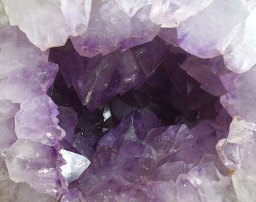 16LB AMETHYST QUARTZ CRYSTAL GEODE CLUSTER POINTS  