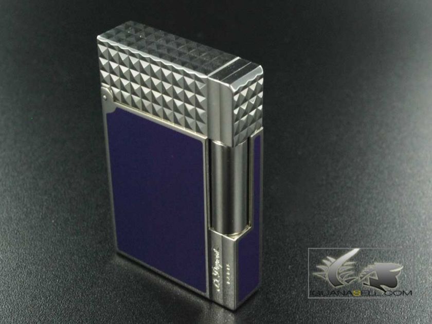 ST Dupont Palladium and Purple Lacquer Gatsby Lighter  