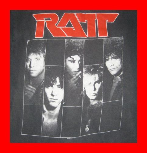 1987 VTG RATT TOUR T SHIRT @@@BROKEN IN 2 PERFECTION@@@  