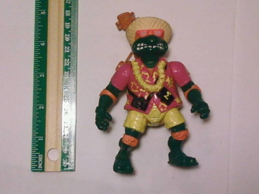 TMNT Ninja Turtles Hawaiian Luau Michelangelo Figure   