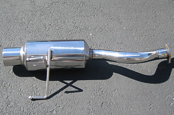 Axle back Exhaust for 1996 2000 Honda Civic 3 door Hatchback