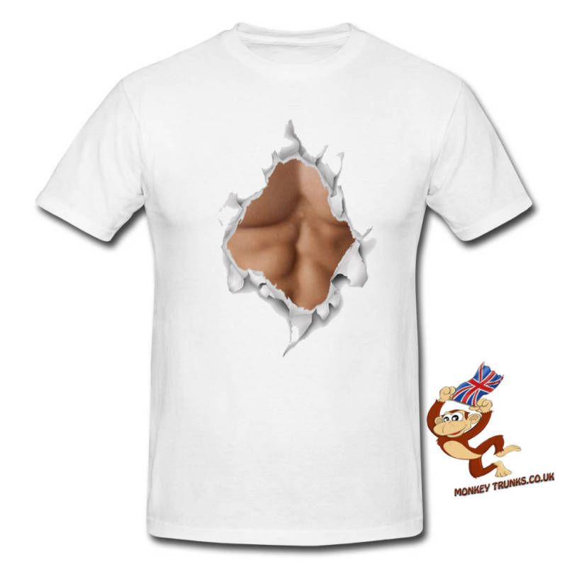 Six pack abs fancy dress clothing funny T SHIRT  