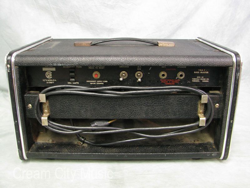 Vintage 1973 Traynor YBA 1 Bassmaster Amp Head Plexi Bassman  