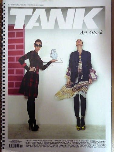 TANK MAGAZINE ART ATTACK ISS. CANDIDA GERTLER YANA PEEL  