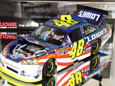 2011 JIMMIE JOHNSON #48 SUMMER SALUTE FLASHBACK COLOR IMPALA124 