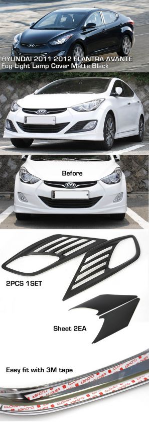 Hyundai 2011 2012 Elantra Avante MD Fog Light Lamp Cover Trim Garnish 