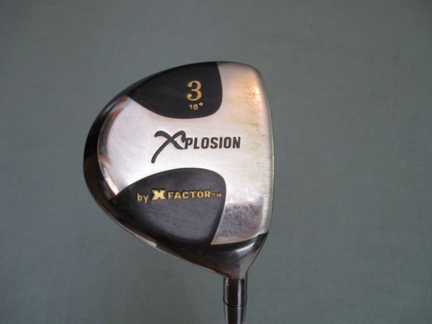 EXPLOSION by X FACTOR 3 FAIRWAY WOOD W/ HAMMER GRAPHITE SHAFT  