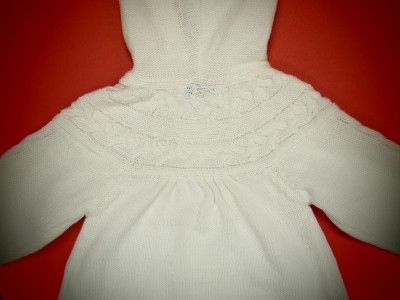 NWT BABY GIRL HOODED SWEATER CK29106 (0 24 months)  