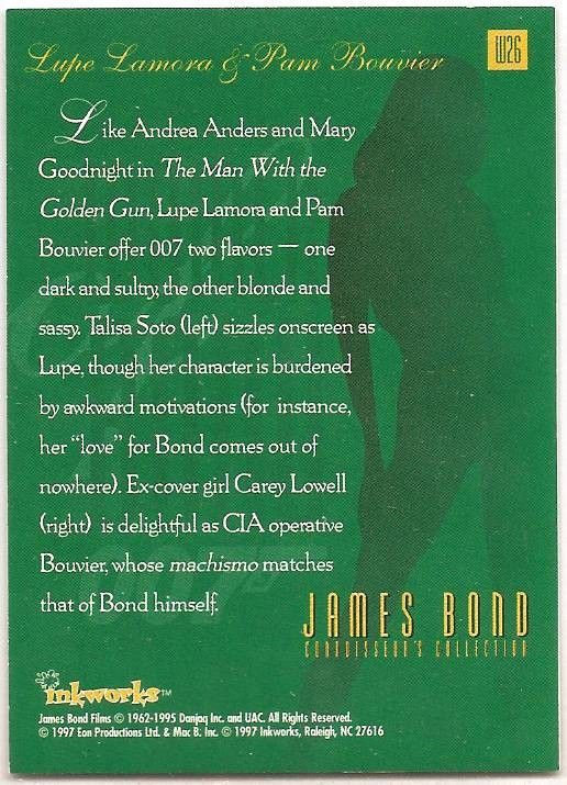 James Bond Connoisseurs Series 3   Bond Girls   W26  