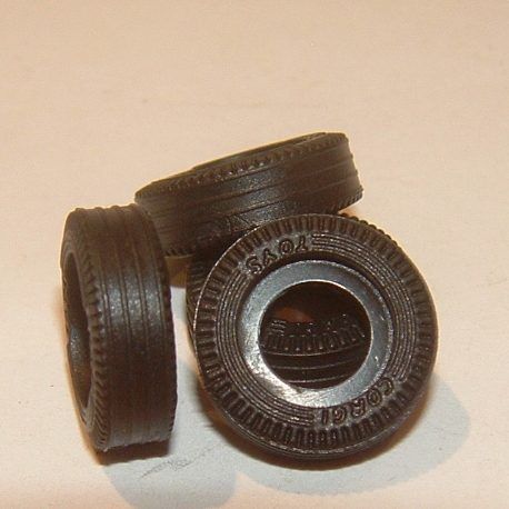 Corgi 267 Batmobile Tires (Tyres) Set of 4  