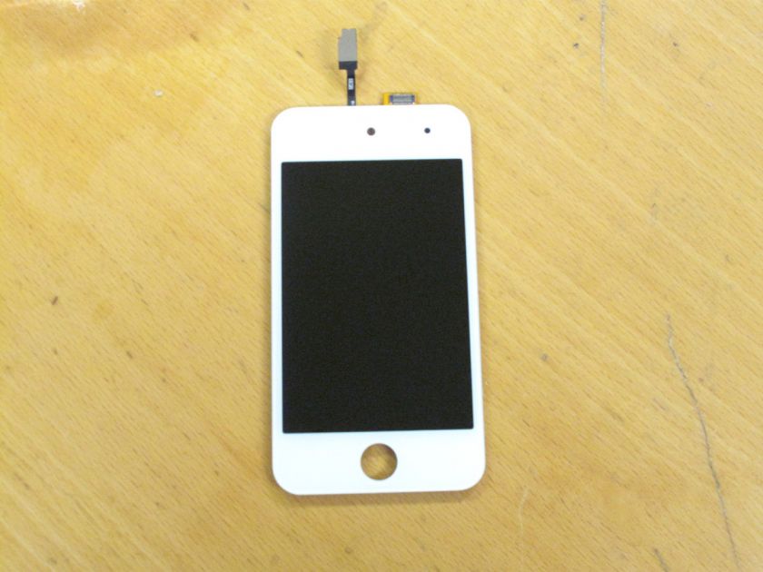 iPod Touch 4th Gen White LCD Screen & Digitizer with Glass Panel 