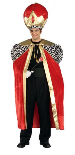 Good to Be King Robe and Crown Adult Halloween Costume  