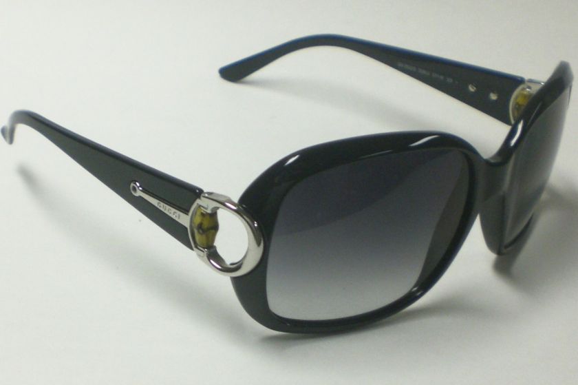 GUCCI GG3132 GG 3132 SHINY BLACK D28 SUNGLASSES 3132/S  