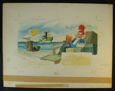 WOODY WOODPECKER GOLDEN BOOK ORIGINAL ARTWORK 1961  