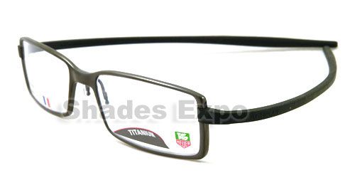 NEW TAG HEUER EYEGLASS OPTICAL TH 3703 BLACK TH3703 001  