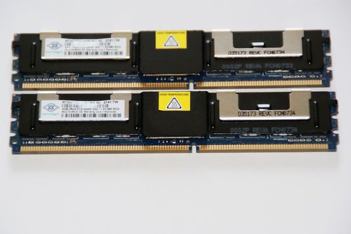 DELL 1950 NANYA 4GB (2 x 2GB) PC2 5300F NT2GT72U4NB1BN  