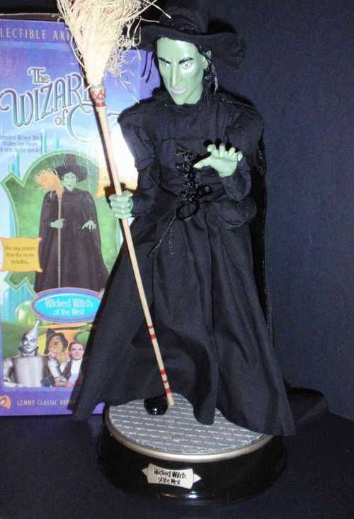 RETIRED GEMMY 2001 WIZARD OF OZ ANTIMATED WICKED WITCH 1ST EDITION NEW 