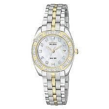 Citizen EW1594 55D Watch Paladion Ladies   MOP Dial Stainless Steel 
