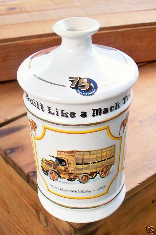 75th MACK TRUCKS ANNIVERSARY   WILD TURKEY DECANTER  