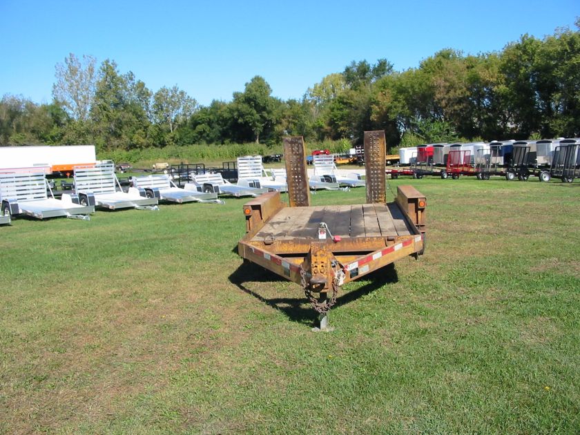 6792 Belsche Equipment Car Machinery Hauler 2003 Trailer Ramps 76x16 