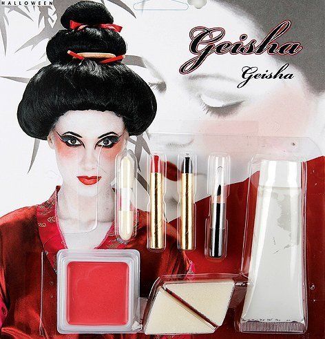 Costumes Makeup Japanese Geisha Costume Makeup Kit  