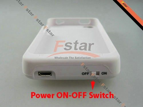 iphone4 Backup Battery Power Charger Case  