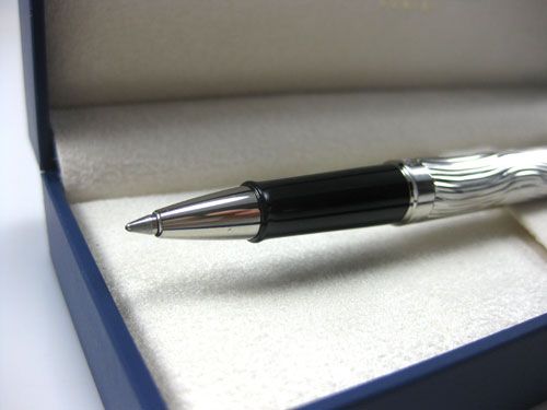 WATERMAN HEMISPHERE DLXE FULL METAL C/T ROLLER BALL PEN S0921050 