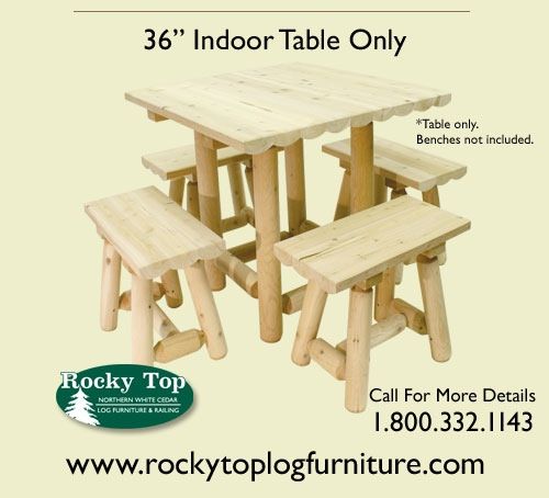 Rocky Top offers a wide variety of log furniture. Visit our store to 