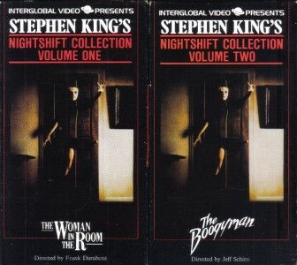 VHSLOT OF 2 STEPHEN KINGS NIGHTSHIFT COLLECTION 1 2  