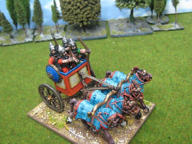 28mm Ancient DPS painted Assyrian Chariot Deal WFAS001F  