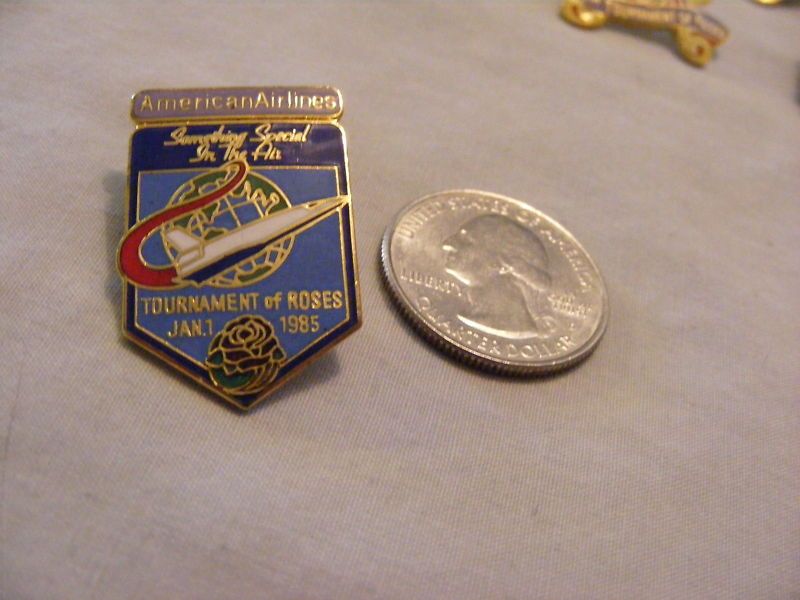 TOURNAMENT OF ROSES 85 HAT PIN, AMERICAN AIRLINES  