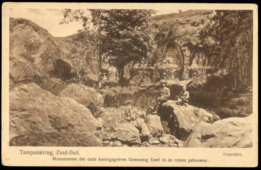 indonesia BALI, TAMPAKSIRING Goenoeng Kwai (1920s) EAG  