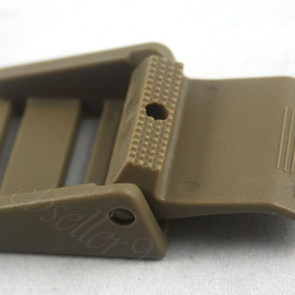 Plastic 1 Jam Lever Buckle For 25mm Strap Webbing Belt  